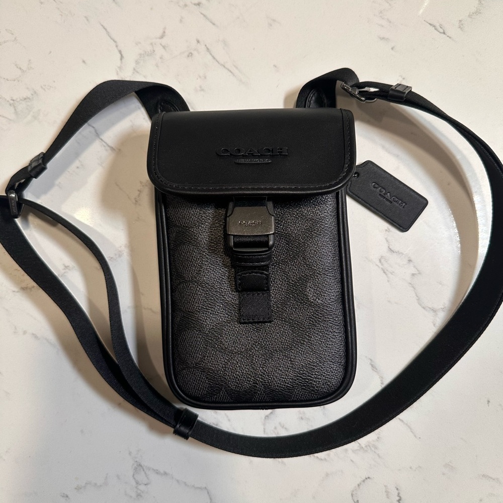 Authentic Coach Racer Phone Crossbody